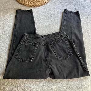 Vintage 80s CHIC Size 9‎ Black High Waisted Mom Jeans